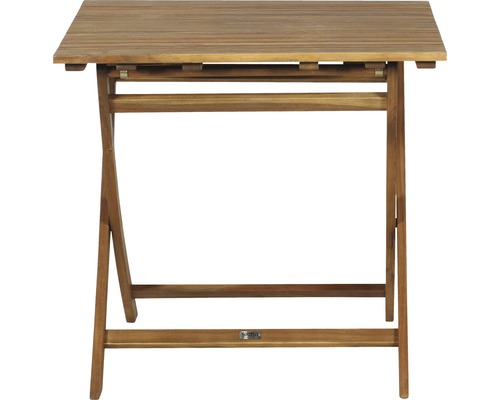 Klapptisch aus Holz für den Garten