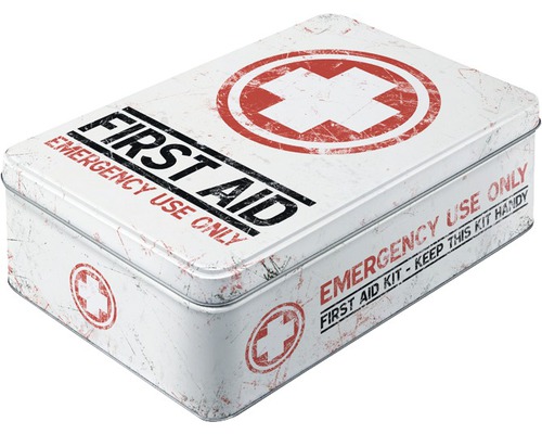 Vorratsdose Flach First Aid Kit 2,5 l 23x16x7 cm