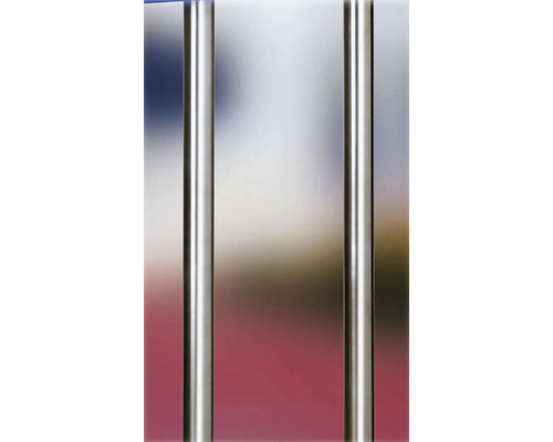 Burg Wächter Briefkastenständer Edelstahl HxØ 1500/32 mm Universal 150 Ni edelstahl Zwei runde Edelstahlstangen
