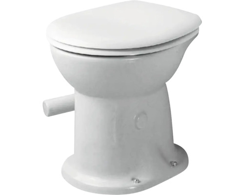 DURAVIT Trocken-WC weiß stehend für Klappenverschluß ohne WC-Sitz 018001 00