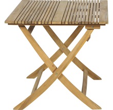 Quadratischer Klapptisch aus Holz für den Außenbereich