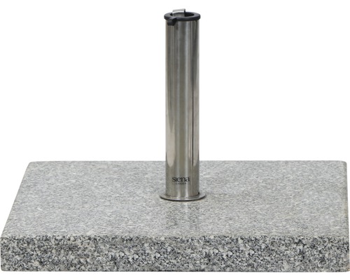 Schirmständer aus Granit mit Edelstahlrohr