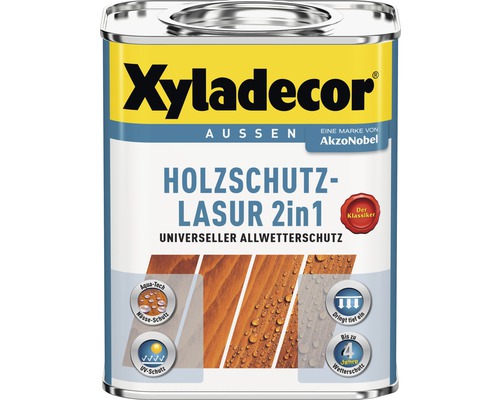 Xyladecor Holzschutzlasur 2in1 für den Aussenbereich in einer Dose