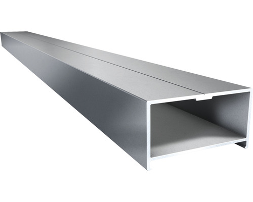 Unterkonstruktion Base Isostep Aluminium 4000x64,5x35mm Aluminium Rechteckrohr im Querschnitt