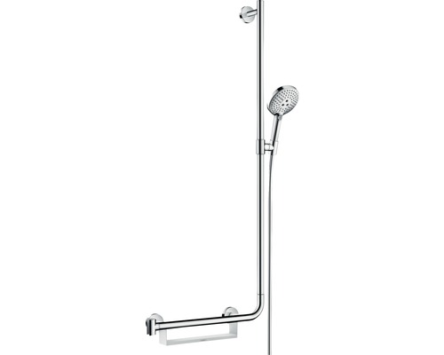 Brausegarnitur hansgrohe Raindance Select S 120 3jet chrom glänzend Brausestangenlänge 1100 mm rechts 26326000