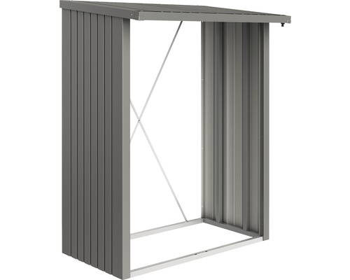 Kaminholzunterstand biohort WoodStock 150 157 x 102 x 199 cm quarzgrau-metallic