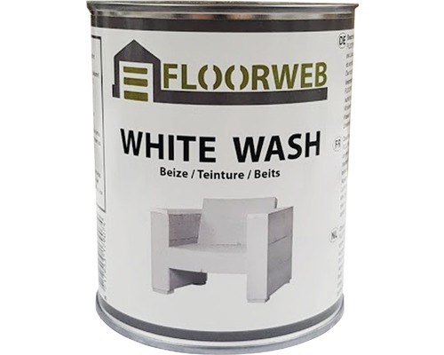 Dose mit farbloser Holzlasur White Wash von Floorweb