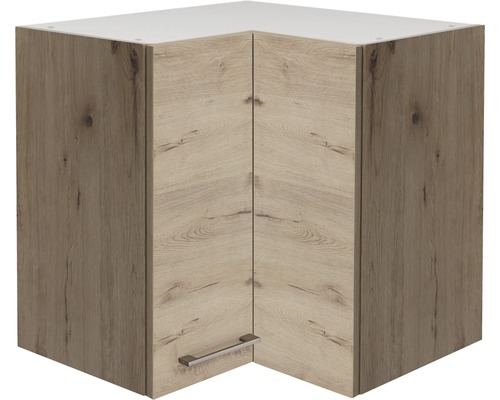 Flex Well Eckhängeschrank Riva BxTxH 60 x 32 x 55 cm san remo eiche hell matt zerlegt Anschlag reversibel 00010361 Flex Well Eckhängeschrank Riva BxTxH 60 x 32 x 55 cm san remo eiche hell matt zerlegt Anschlag reversibel 00010361