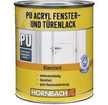 HORNBACH PU Acryllack Fensterlack-Türenlack glänzend weiß 2 l-thumb-2