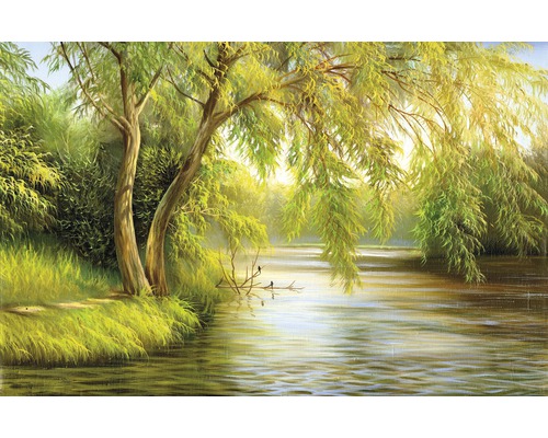 Fototapete Vlies 18329 Summer Wood Lake 7-tlg. 350 x 260 cm