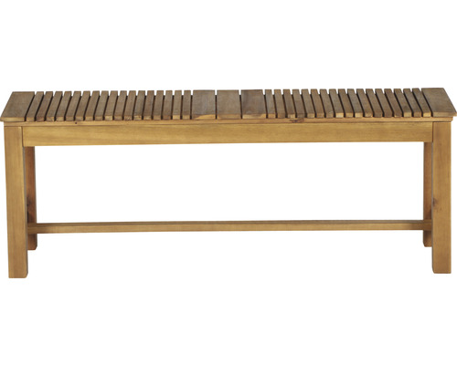 Holzbank mit Lattenrost