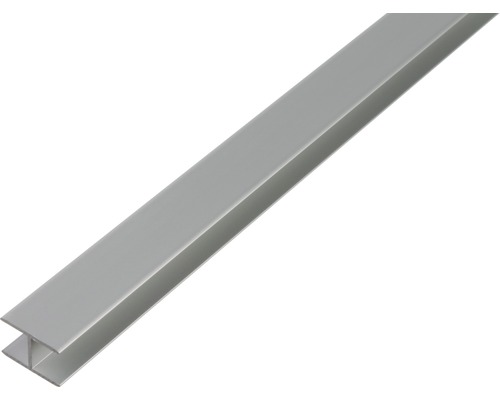 H-Profil Alu silber eloxiert 15,9x24x1,5 mm, 2 m H-Profil Alu silber eloxiert 15,9x24x1,5 mm, 2 m