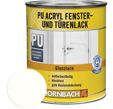 HORNBACH PU Acryllack Fensterlack-Türenlack glänzend weiß 375 ml-thumb-0