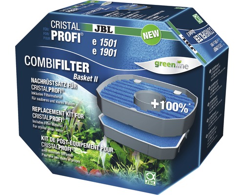Filtermedium JBL Combi Filter Basket II CristalProfi e15/1901-2 JBL Cristal Profi CombiFilter Nachrüstsatz für CristalProfi Aquarienfilter