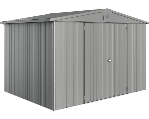 Gerätehaus Biohort Europa Gr. 5 316 x 228 cm quarzgrau-metallic Metall Gerätehaus mit Doppeltür