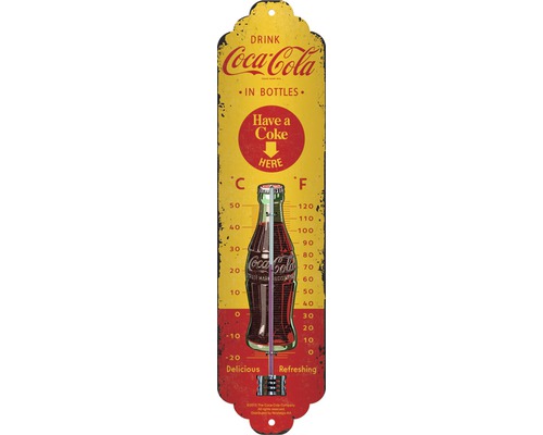 Thermometer Coca-Cola Bottles 6,5x28 cm-0