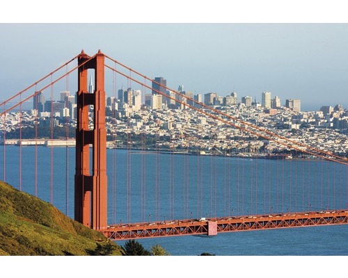 Fototapete Vlies 18343 Golden Gate Bridge 7-tlg. 350 x 260 cm