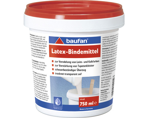 Latex Bindemittel Baufan transparent 750 ml