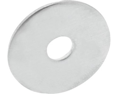 Unterlegscheibe Rosette für Stoßgriff Edelstahl gebürstet/matt ØxH 32/25/2 mm 1 Stück Scheibe aus Metall