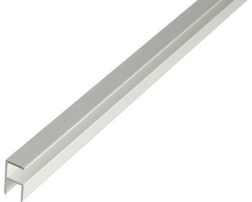H-Profil selbstklemmend Alu silber eloxiert 15,9x30x1,5 mm, 2 m