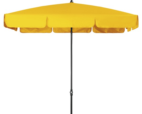 Sonnenschirm Mittelstockschirm Balkonschirm Doppler Polyester 180 g/m² gelb