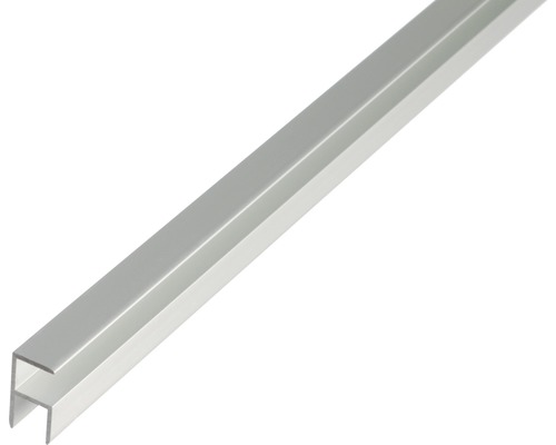 Eck-Profil selbstklemmend Alu silber eloxiert 22,5x43x1,8 mm, 2 m Aluminiumprofil
