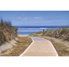Holzweg zum Strand mit Meerblick