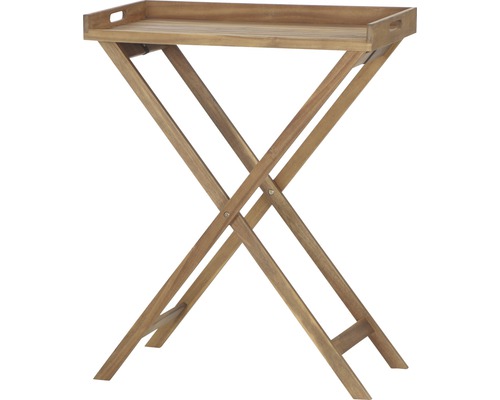 Tablett Gardamo Minera, Gestell und Fläche Akazienholz FSC®-100% natur, Gartentisch zusammenklappbar Tablett Gardamo Minera, Gestell und Fläche Akazienholz FSC®-100% natur, Gartentisch zusammenklappbar
