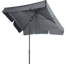 Sonnenschirm Mittelstockschirm Balkonschirm Doppler Polyester 180 g/m² anthrazit