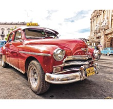 Fototapete Vlies 18407 Old Cuba Car 7-tlg. 350 x 260 cm