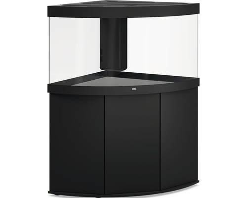 Eckaquarium mit Unterschrank