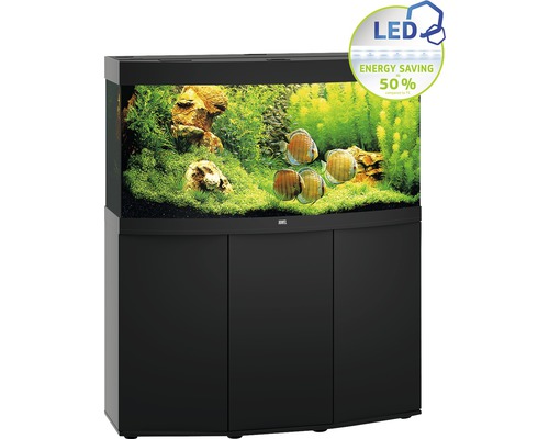 Aquariumkombination JUWEL Vision 260 SBX mit LED-Beleuchtung, Filter, Heizer und Unterschrank schwarz