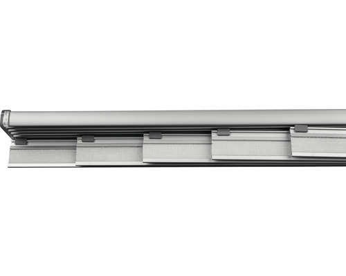 Flächenvorhangschiene Komfort Komplettset aluminium 5-läufig 280 cm