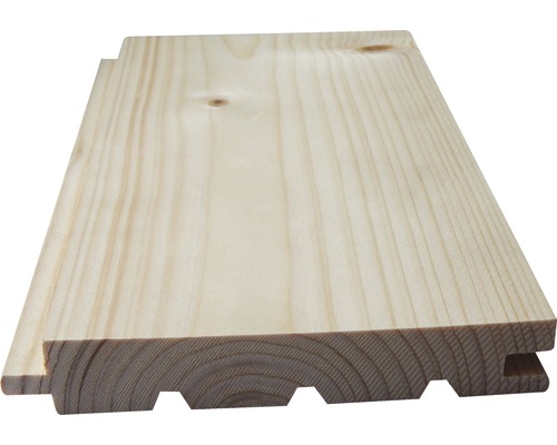 Nut und Federbrett Fichte 2400 x 121 x 22 mm Profilholz aus Holz