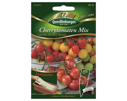 Cherrytomaten-Mix 'Tigerella, Mirabell, Mandat' Quedlinburger Gemüsesamen