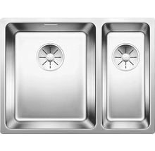 Spüle aus Edelstahl mit zwei Becken