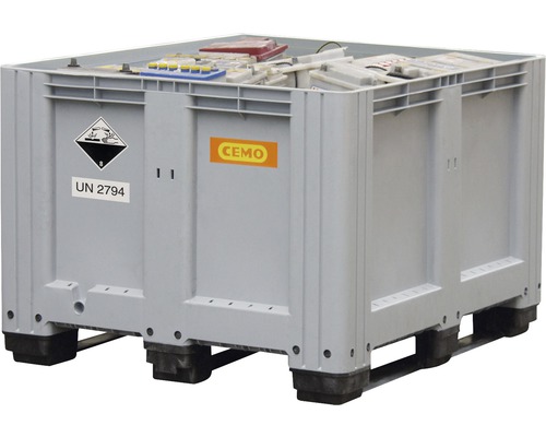 PE-Altbatterie-Box Palettenbox CEMO 610 L