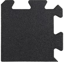 Fallschutzmatte Puzzle Ecke 27x27x2,5 cm schwarz-thumb-0