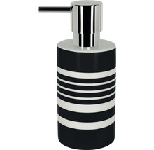 Seifenspender Spirella Tube-Stripes schwarz