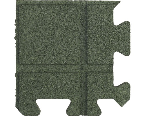 Fallschutzplatte aus Gummigranulat mit Puzzleverbindung