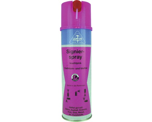 Signierspray leuchtpink 500 ml