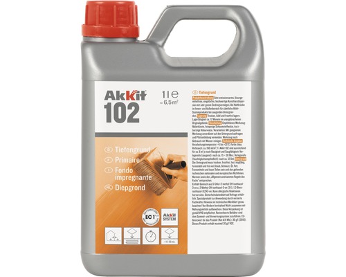 Akkit 102 Tiefengrund für saugende Untergründe 1 l-0