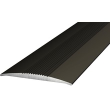 Treppenkantenprofil aus Metall mit geriffelter Oberfläche