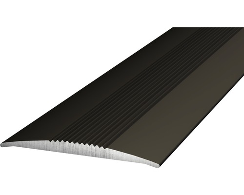 Prinz Übergangsprofil Alu bronze selbstklebend 37 x 1000 mm Treppenkantenprofil aus Metall mit geriffelter Oberfläche