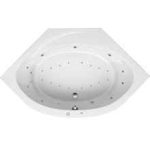 Einbau Whirlpool Eckbadewanne OTTOFOND Saskia 150 x 150 cm weiß glänzend 55100-thumb-0
