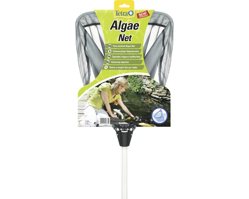 Gartenteichkescher Tetra Pond Net Algae mit Teleskopstiel Tetra Algenkescher feinmaschig zur Algenentfernung