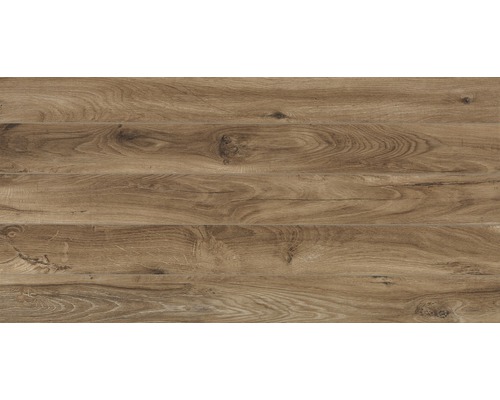 Feinsteinzeug Wand- und Bodenfliese Wally Noce 35,5 x 71 cm Holzoptik-0