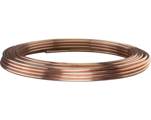 Kupferrohr Ø 15 mm Wandstärke 1 mm 5 Meter Ring Kupferrohr in Ringform
