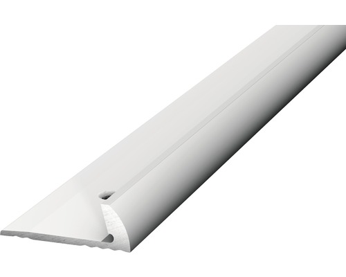Prinz Abschlussprofil Alu silber gelocht 18 x 6 x 2500 mm Bodenprofil aus Aluminium