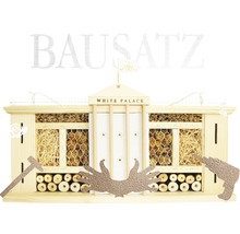 Bausatz für ein Insektenhotel in Form eines Hauses